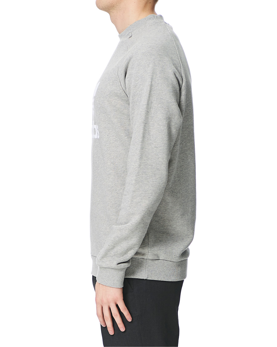 Heren | Truien | adidas Originals | Trefoil Crew Neck Sweatshirt Grey Melange