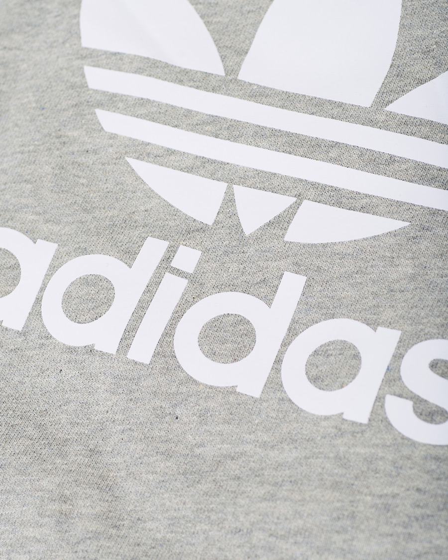 Heren | Truien | adidas Originals | Trefoil Crew Neck Sweatshirt Grey Melange