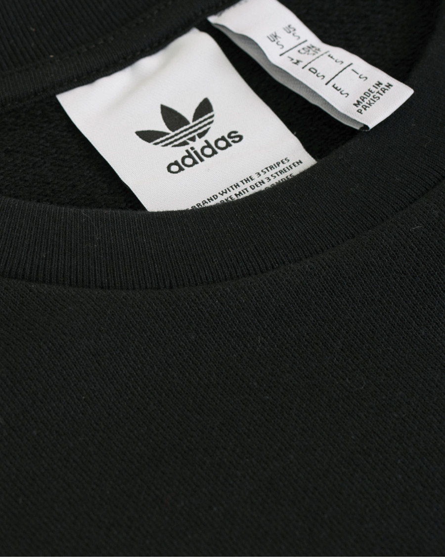 Homme | Pulls Et Tricots | adidas Originals | Trefoil Crew Neck Sweatshirt Black