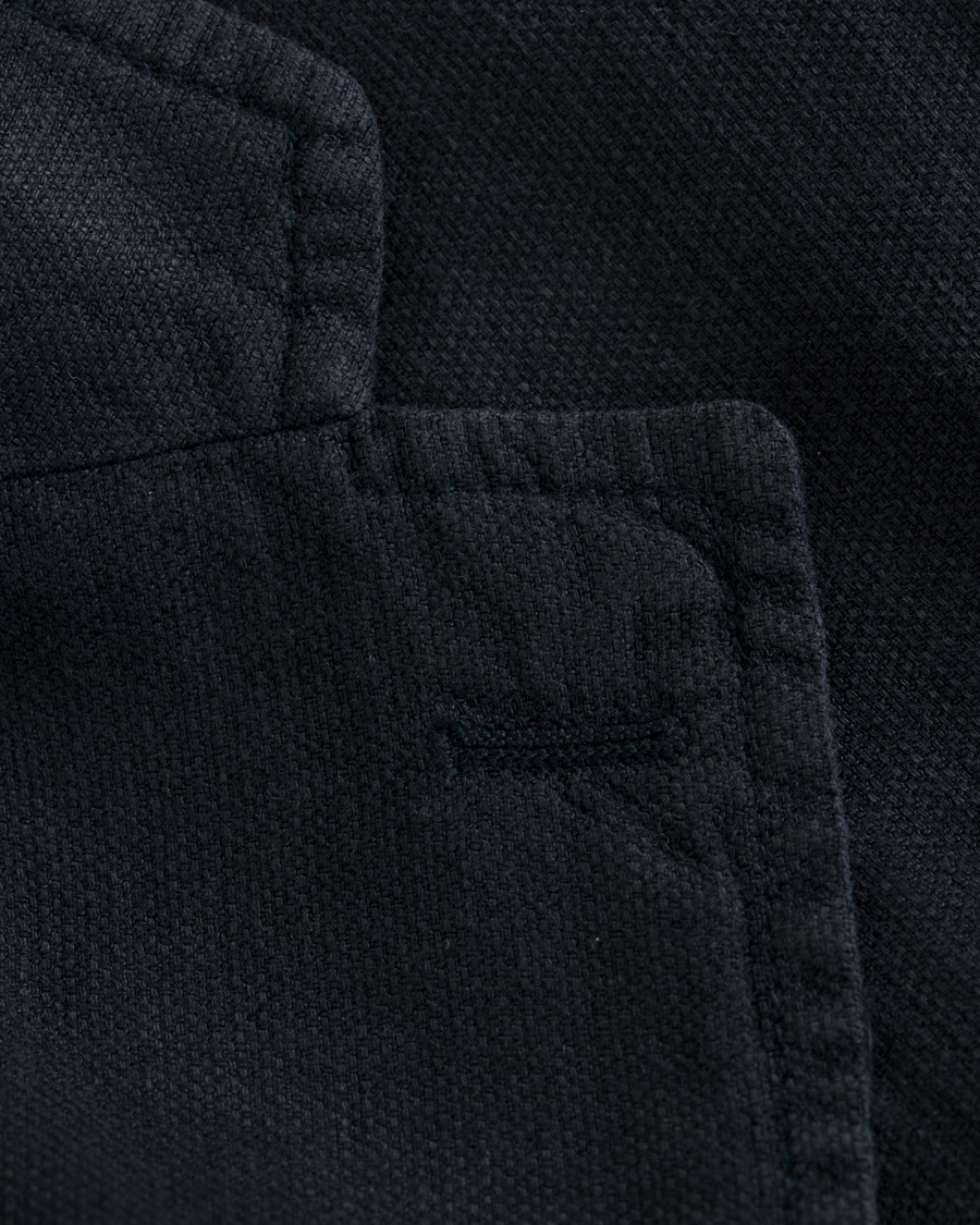 Homme | Blazers | Stenströms | Linen Patch Pocket Blazer Navy
