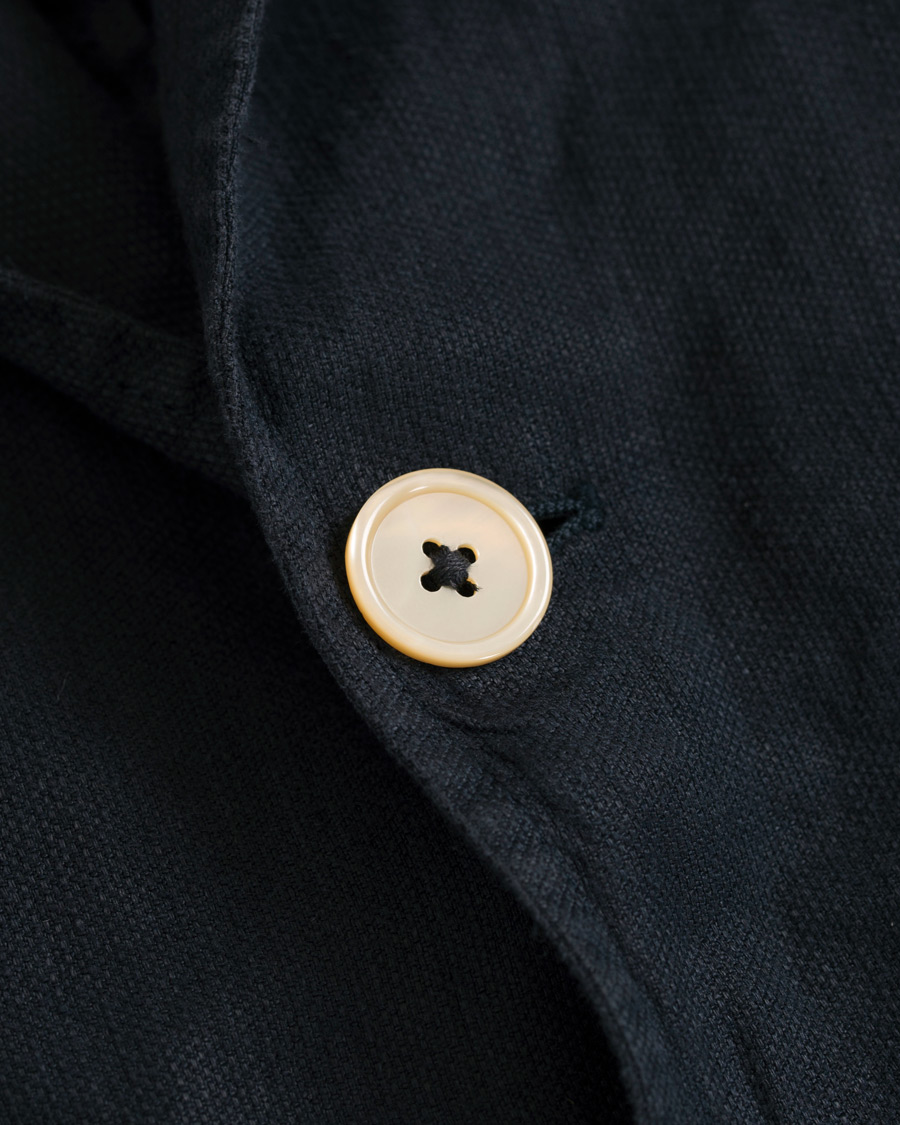 Homme | Blazers | Stenströms | Linen Patch Pocket Blazer Navy