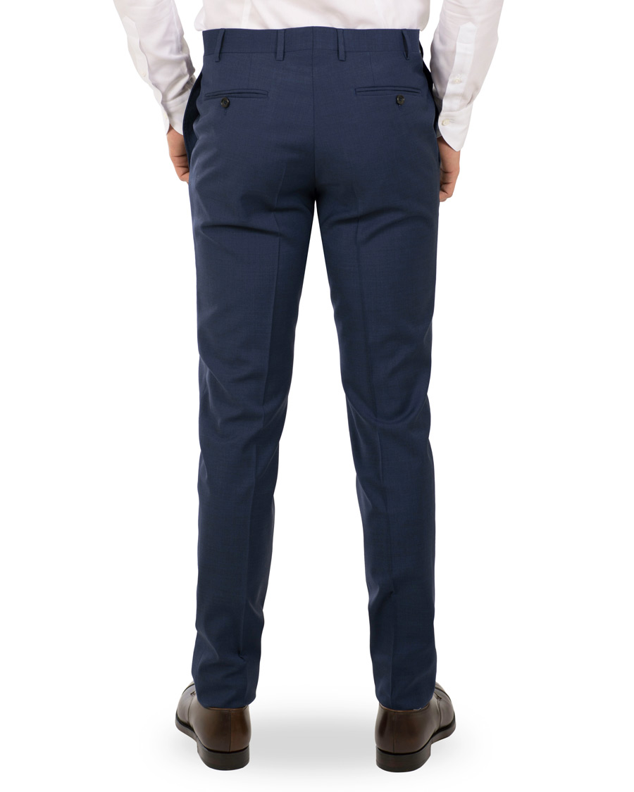 Homme | Costumes | Canali | Capri Wool Contrast Lining Suit Navy