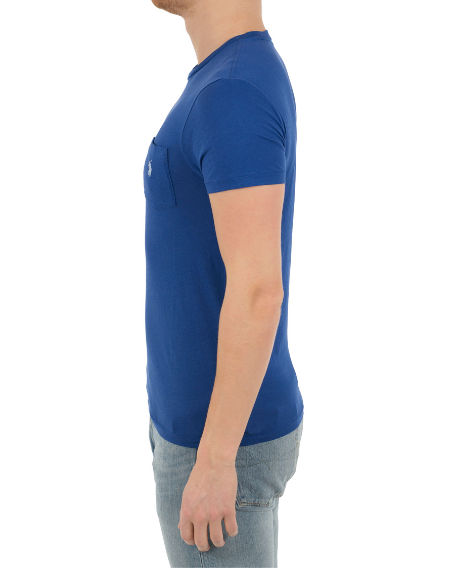 Heren | T-shirts | Polo Ralph Lauren | Custom Fit Pocket Crew Neck Tee Provincetown Blue