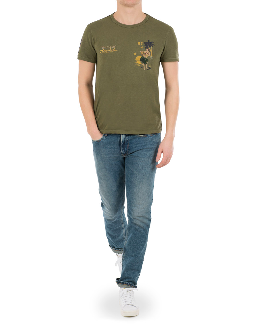 Homme | T-shirts | Polo Ralph Lauren | Hawaii Print Crew Neck Tee Defender Green