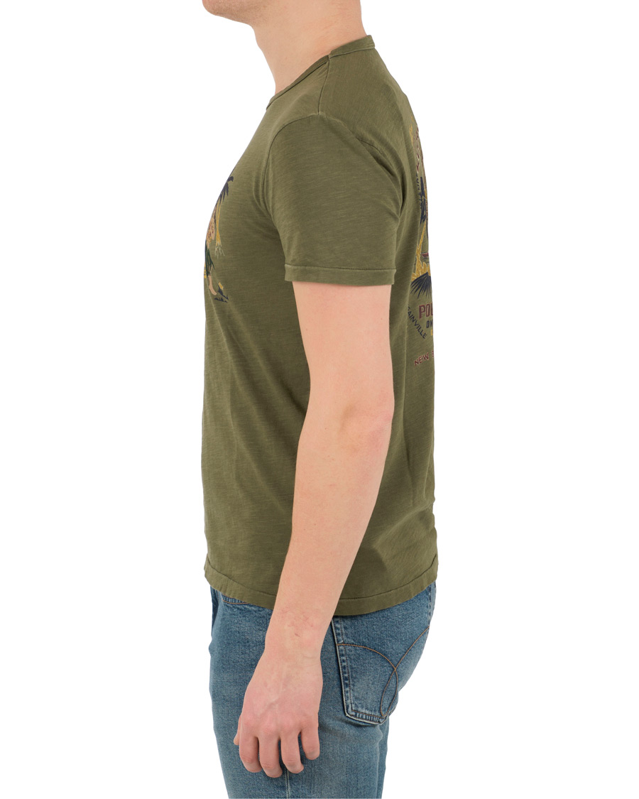 Homme | T-shirts | Polo Ralph Lauren | Hawaii Print Crew Neck Tee Defender Green