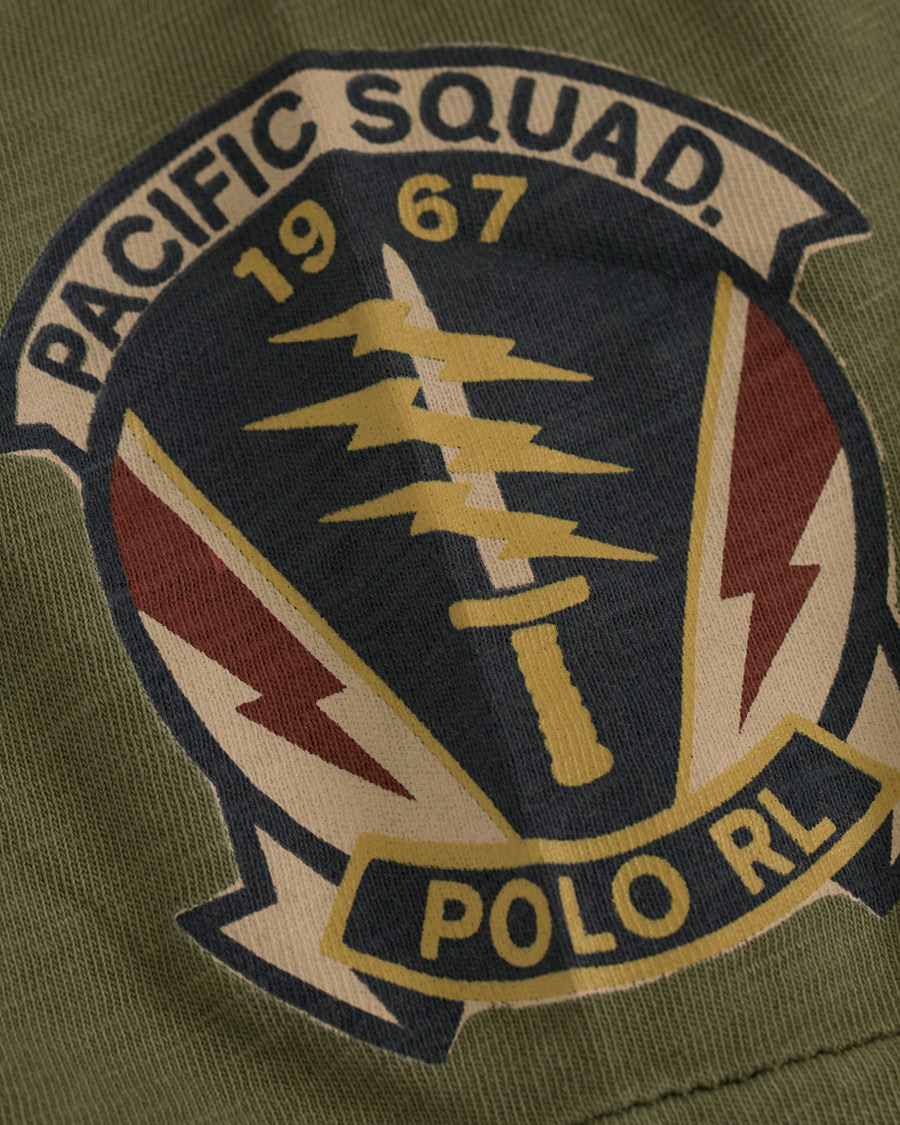 Homme | T-shirts | Polo Ralph Lauren | Hawaii Print Crew Neck Tee Defender Green