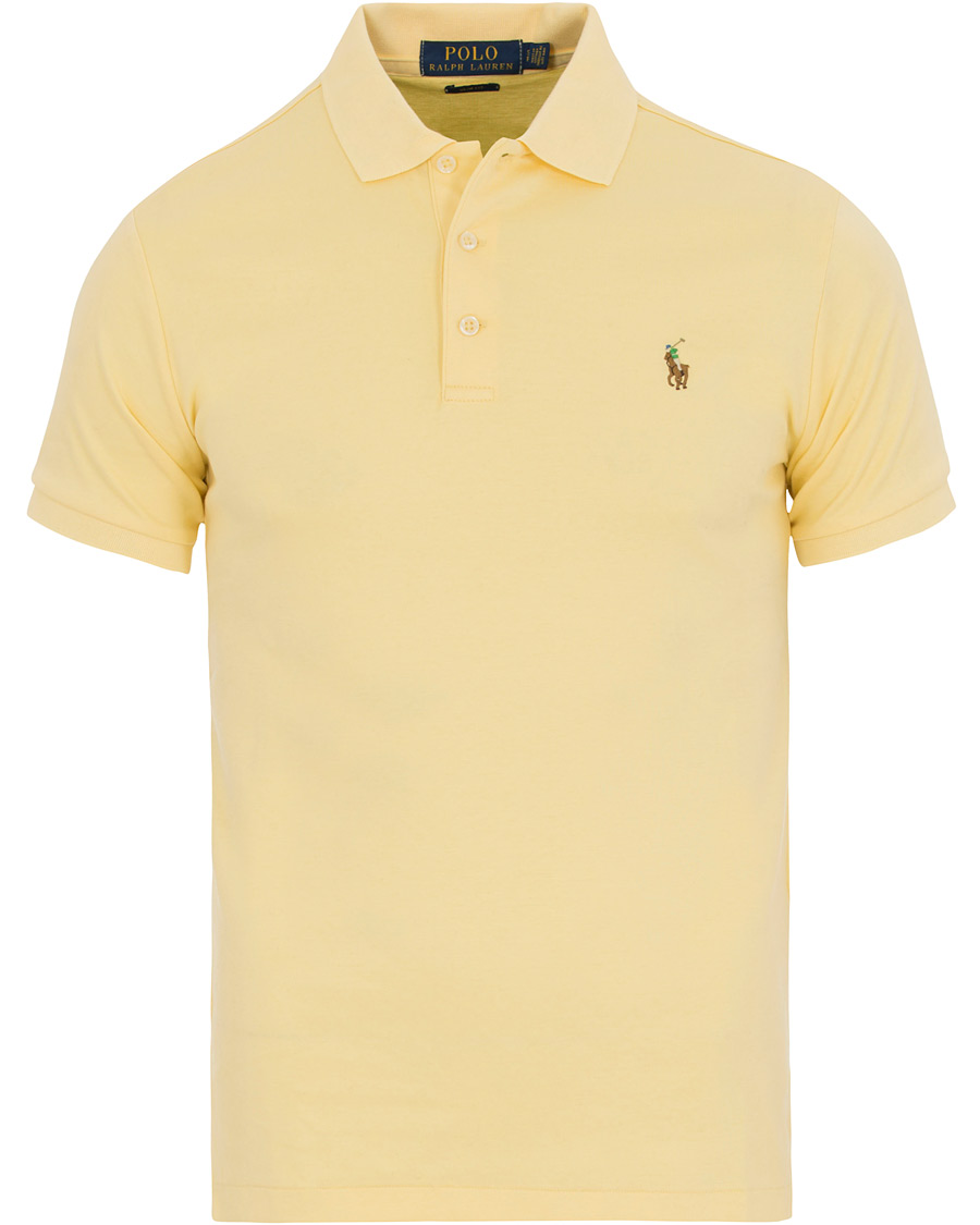 Heren | Polo's | Polo Ralph Lauren | Slim Fit Pima Polo Banana Peel