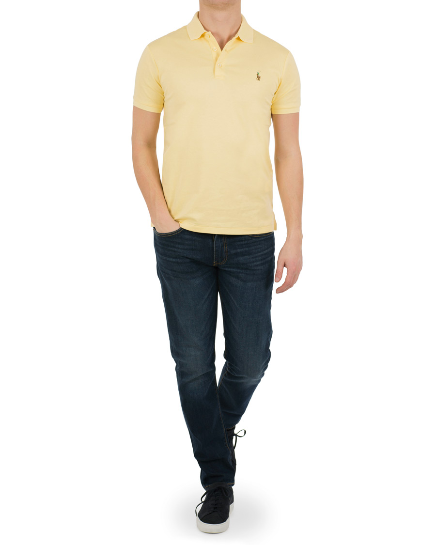 Heren | Polo's | Polo Ralph Lauren | Slim Fit Pima Polo Banana Peel