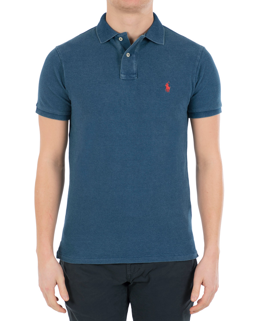 Homme | Polos | Polo Ralph Lauren | Slim Fit Polo Medium Indigo