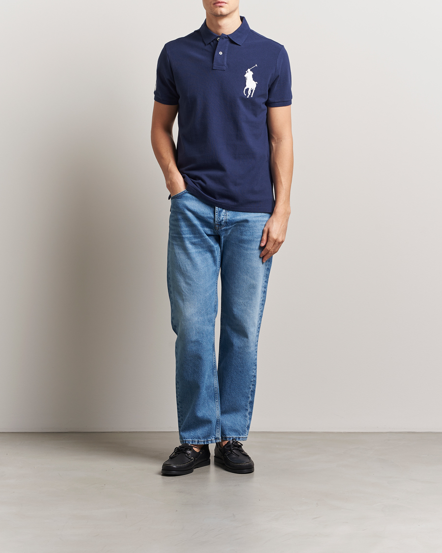 Heren | Polo's | Polo Ralph Lauren | Custom Fit Big Pony Polo Newport Navy