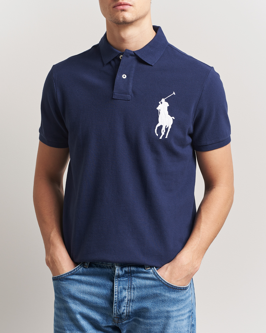 Homme | Polos | Polo Ralph Lauren | Custom Fit Big Pony Polo Newport Navy