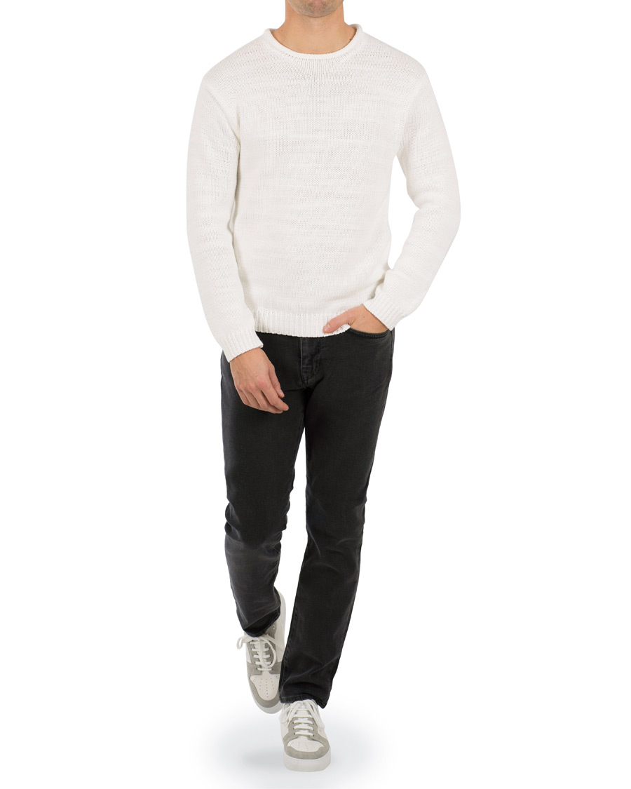 Homme | Pulls Et Tricots | Polo Ralph Lauren | Slub Knitted Crew Neck White