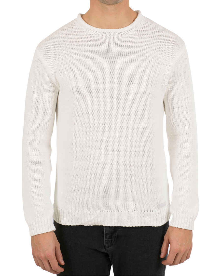 Homme | Pulls Et Tricots | Polo Ralph Lauren | Slub Knitted Crew Neck White