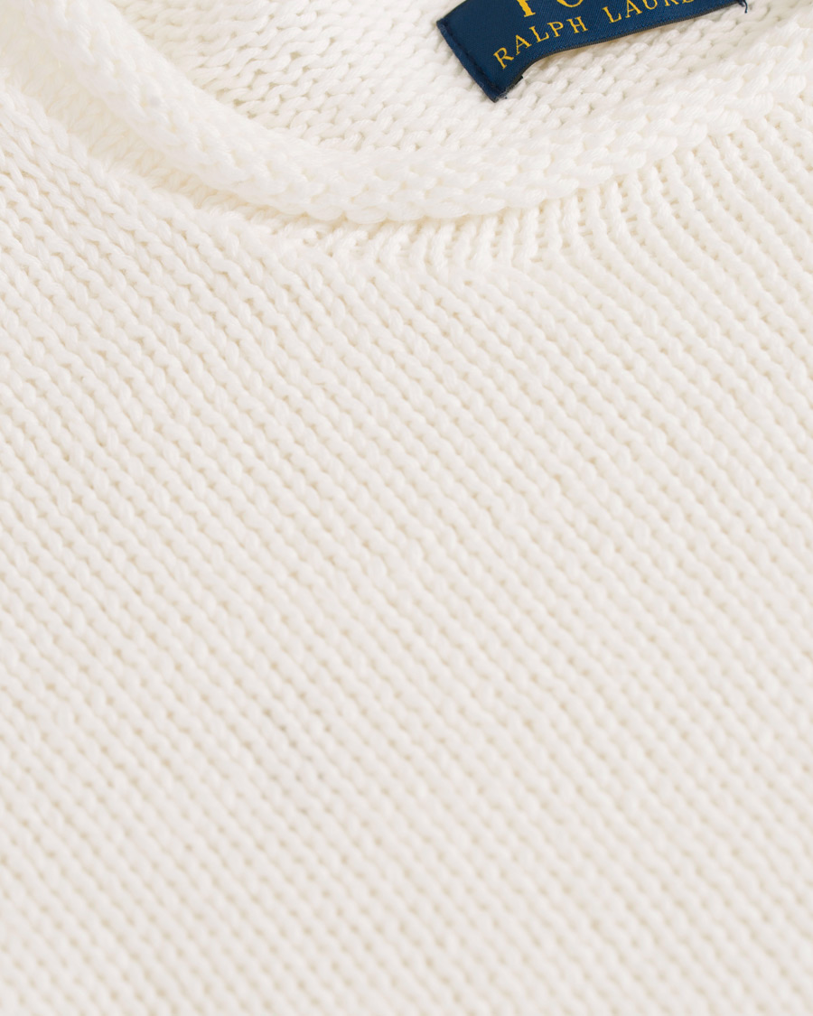 Homme | Pulls Et Tricots | Polo Ralph Lauren | Slub Knitted Crew Neck White
