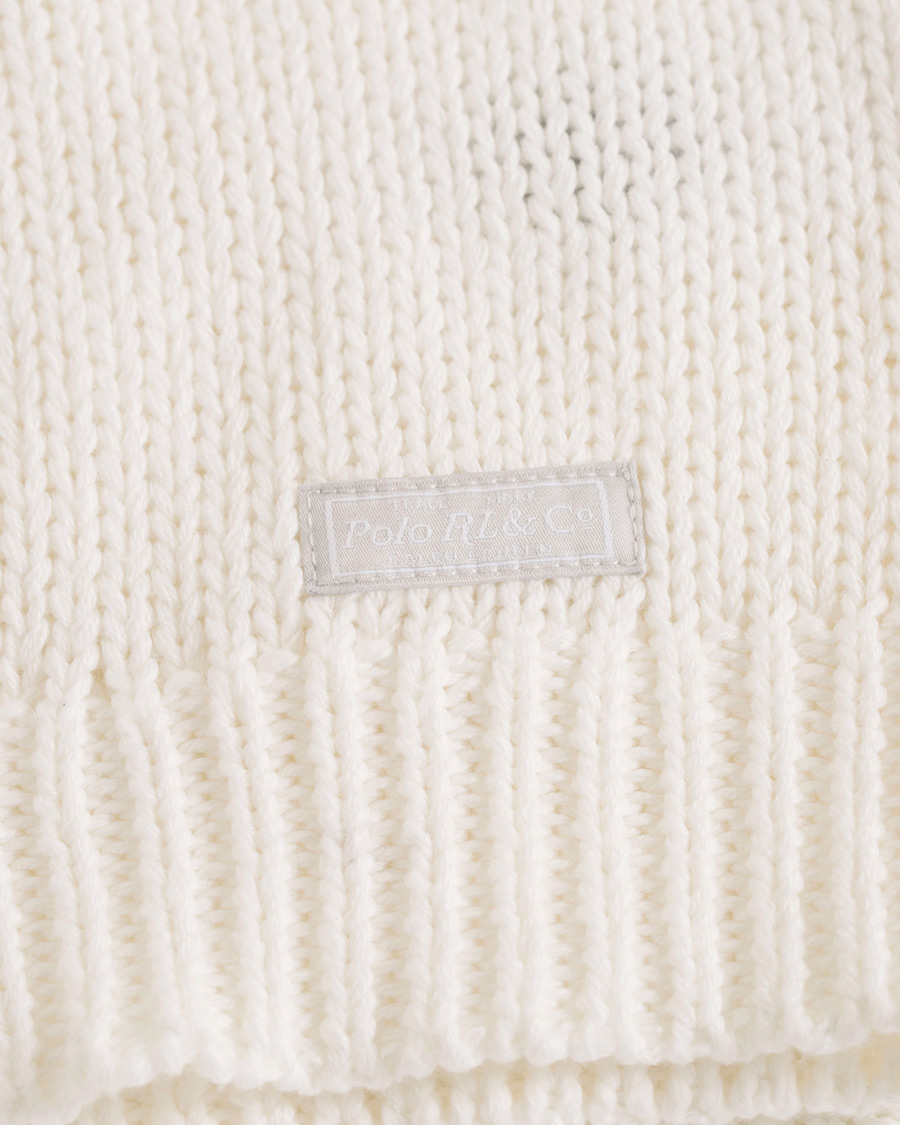 Homme | Pulls Et Tricots | Polo Ralph Lauren | Slub Knitted Crew Neck White
