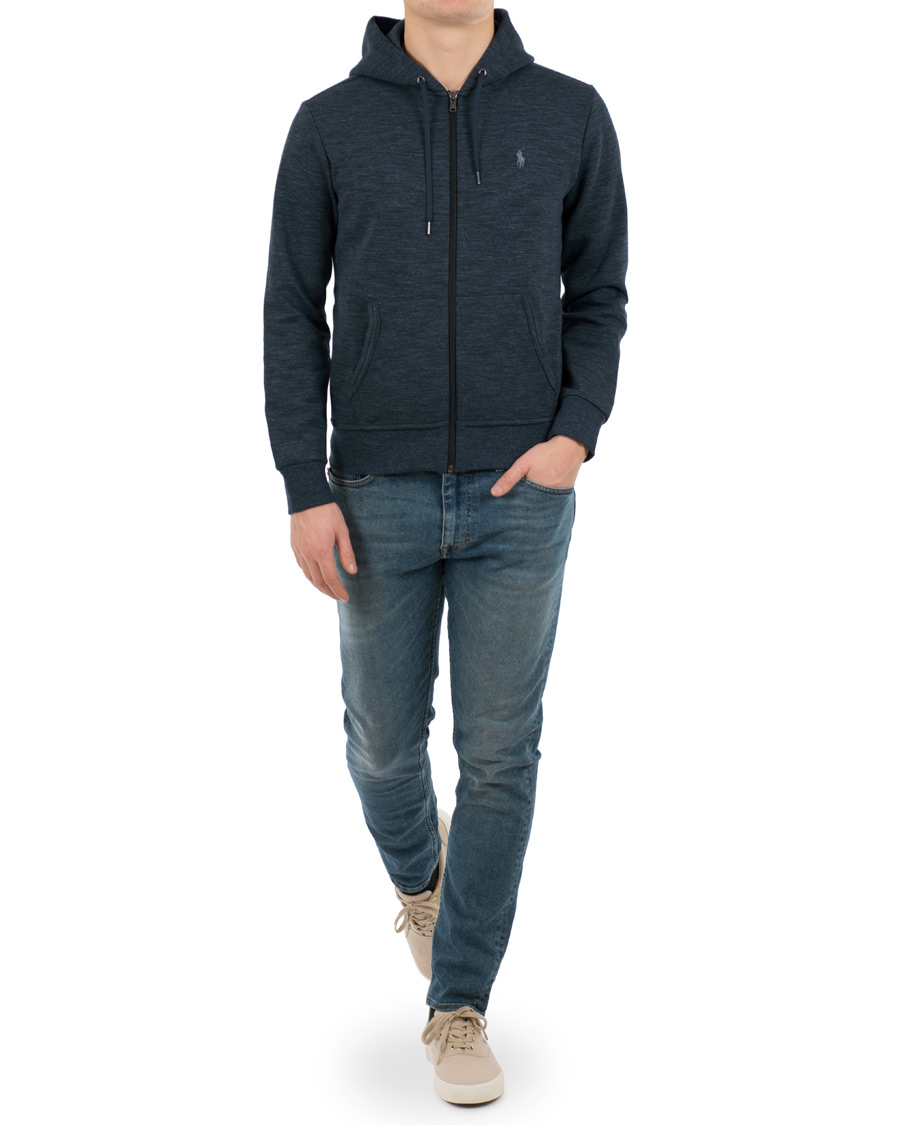 Homme | Pulls Et Tricots | Polo Ralph Lauren | Tech Performance Full Zip Hoodie Blue Eclipse