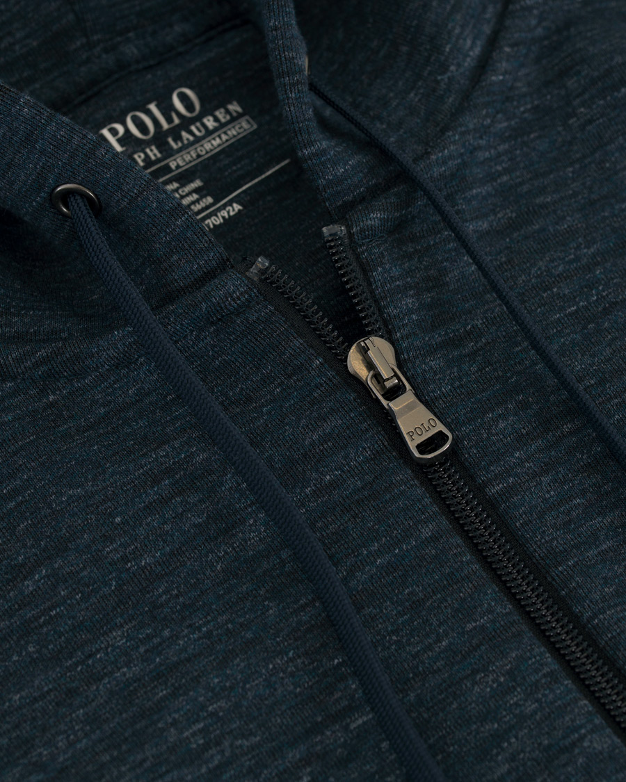 Homme | Pulls Et Tricots | Polo Ralph Lauren | Tech Performance Full Zip Hoodie Blue Eclipse