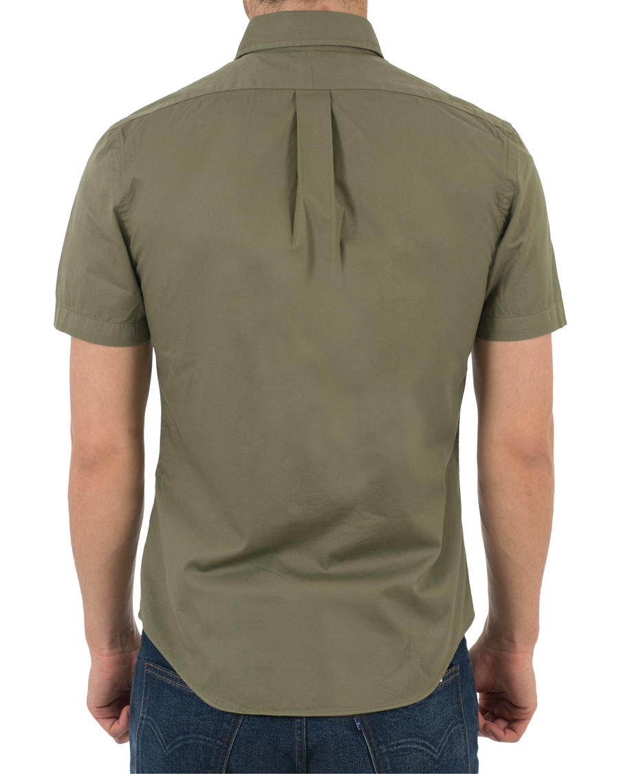 Homme | Chemises | Polo Ralph Lauren | Slim Fit Button Down Short Sleeve Shirt Mountain Green