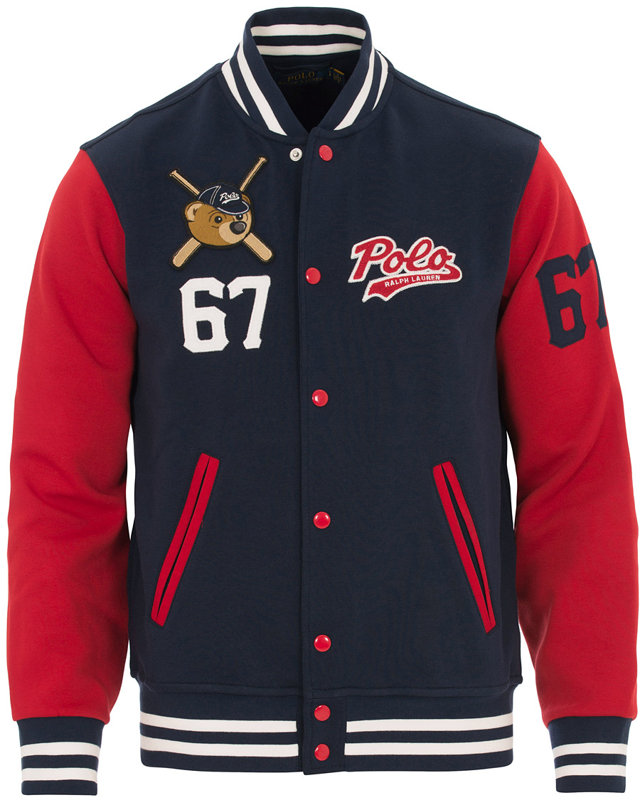 Homme | Pulls Et Tricots | Polo Ralph Lauren | Baseball Bears Collection Jacket Cruise Navy