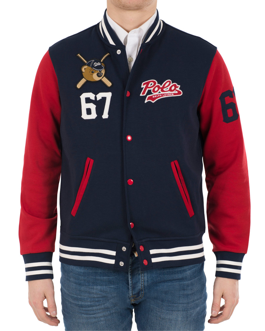 Homme | Pulls Et Tricots | Polo Ralph Lauren | Baseball Bears Collection Jacket Cruise Navy