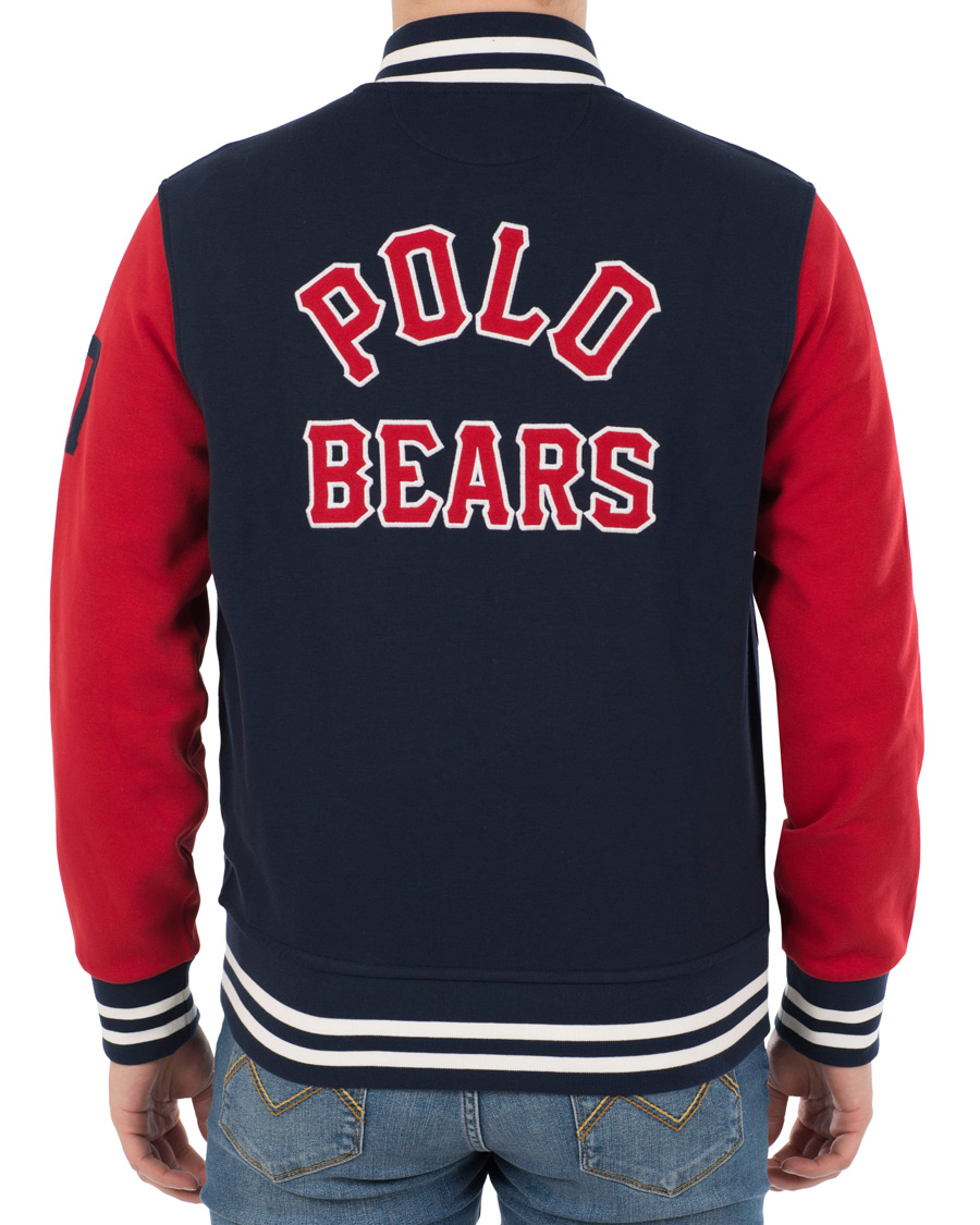 Homme | Pulls Et Tricots | Polo Ralph Lauren | Baseball Bears Collection Jacket Cruise Navy