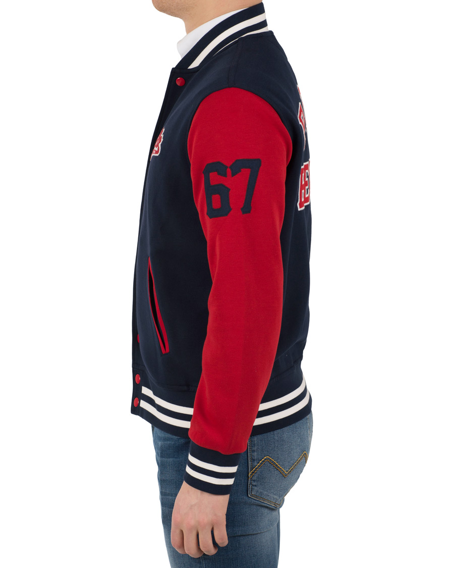 Homme | Pulls Et Tricots | Polo Ralph Lauren | Baseball Bears Collection Jacket Cruise Navy