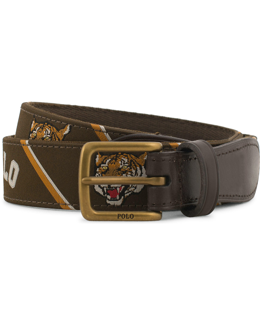 Heren | Polo Ralph Lauren Tiger Belt Farm Olive | Polo Ralph Lauren | Tiger Belt Farm Olive