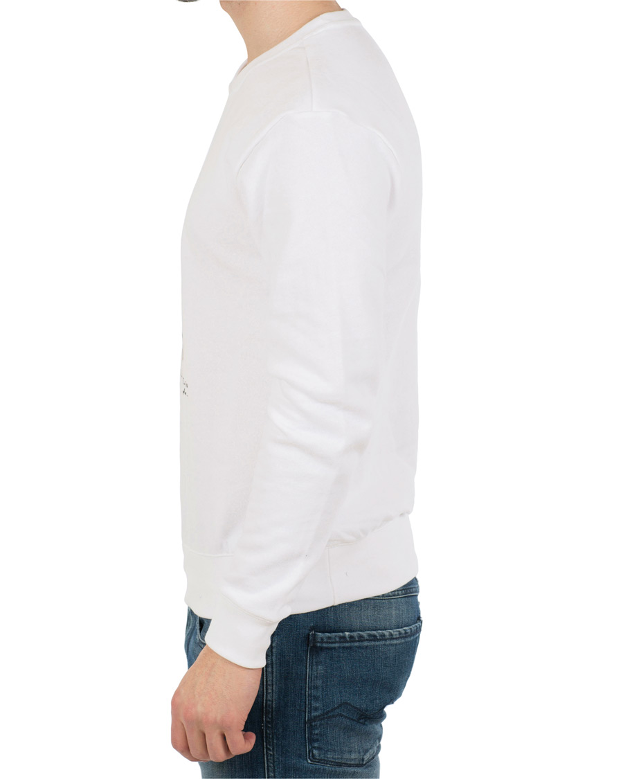 Homme | Pulls Et Tricots | Polo Ralph Lauren | Printed Bear Crew Neck Sweatshirt White