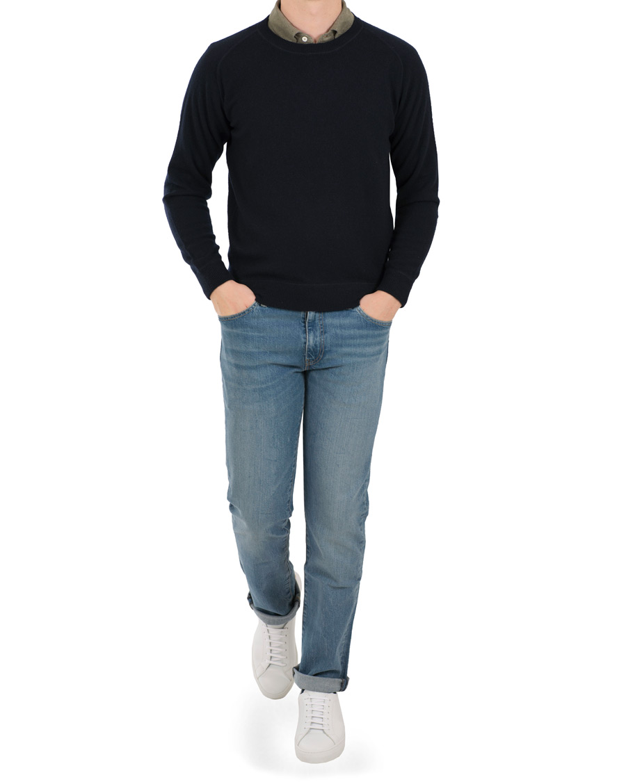 Homme | Pulls Et Tricots | Massimo Alba | Sport Cashmere Crew Neck Navy