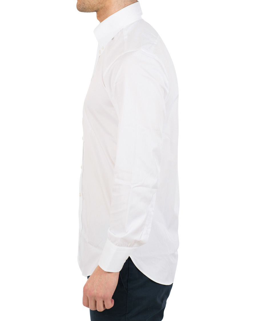 Homme | Chemises | Turnbull & Asser | Slim Fit Royal Oxford Button Down Shirt White
