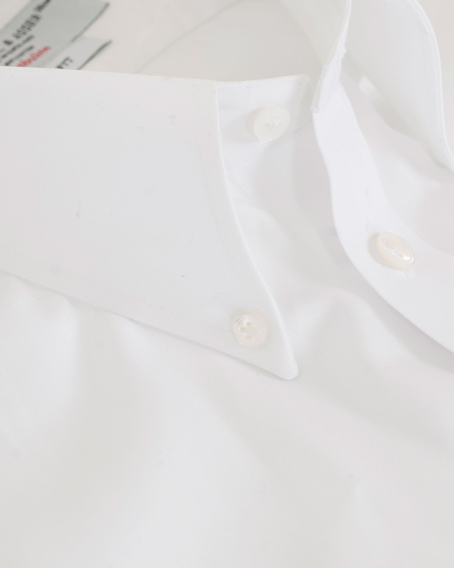 Homme | Chemises | Turnbull & Asser | Slim Fit Royal Oxford Button Down Shirt White