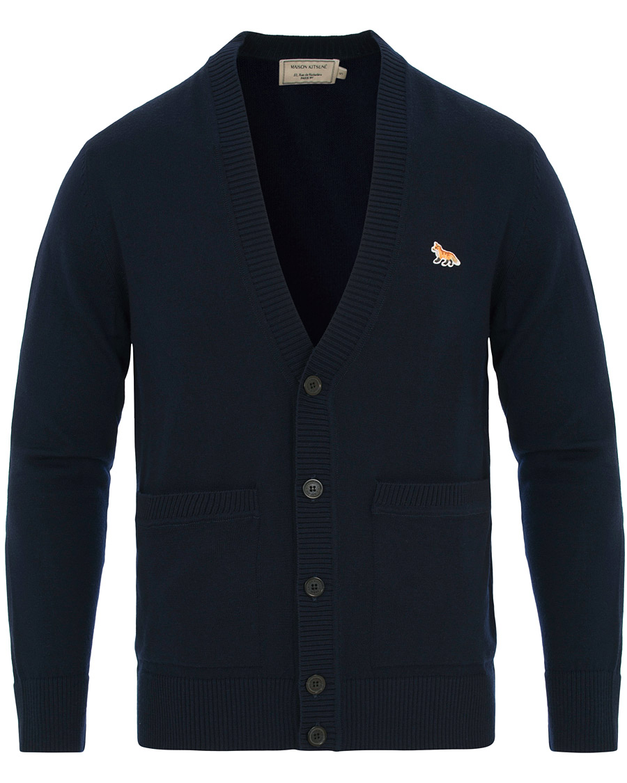 Homme | Pulls Et Tricots | Maison Kitsuné | Merino Classic Cardigan Navy