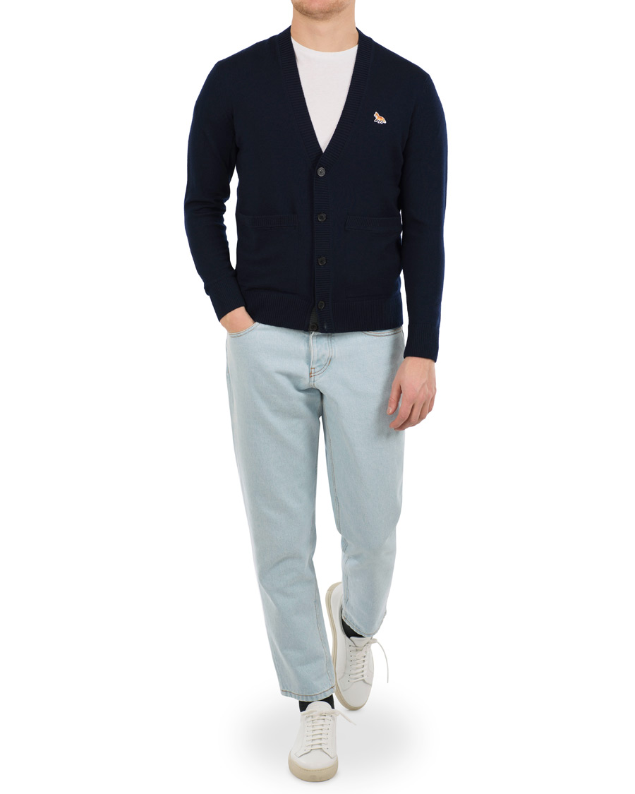Homme | Pulls Et Tricots | Maison Kitsuné | Merino Classic Cardigan Navy