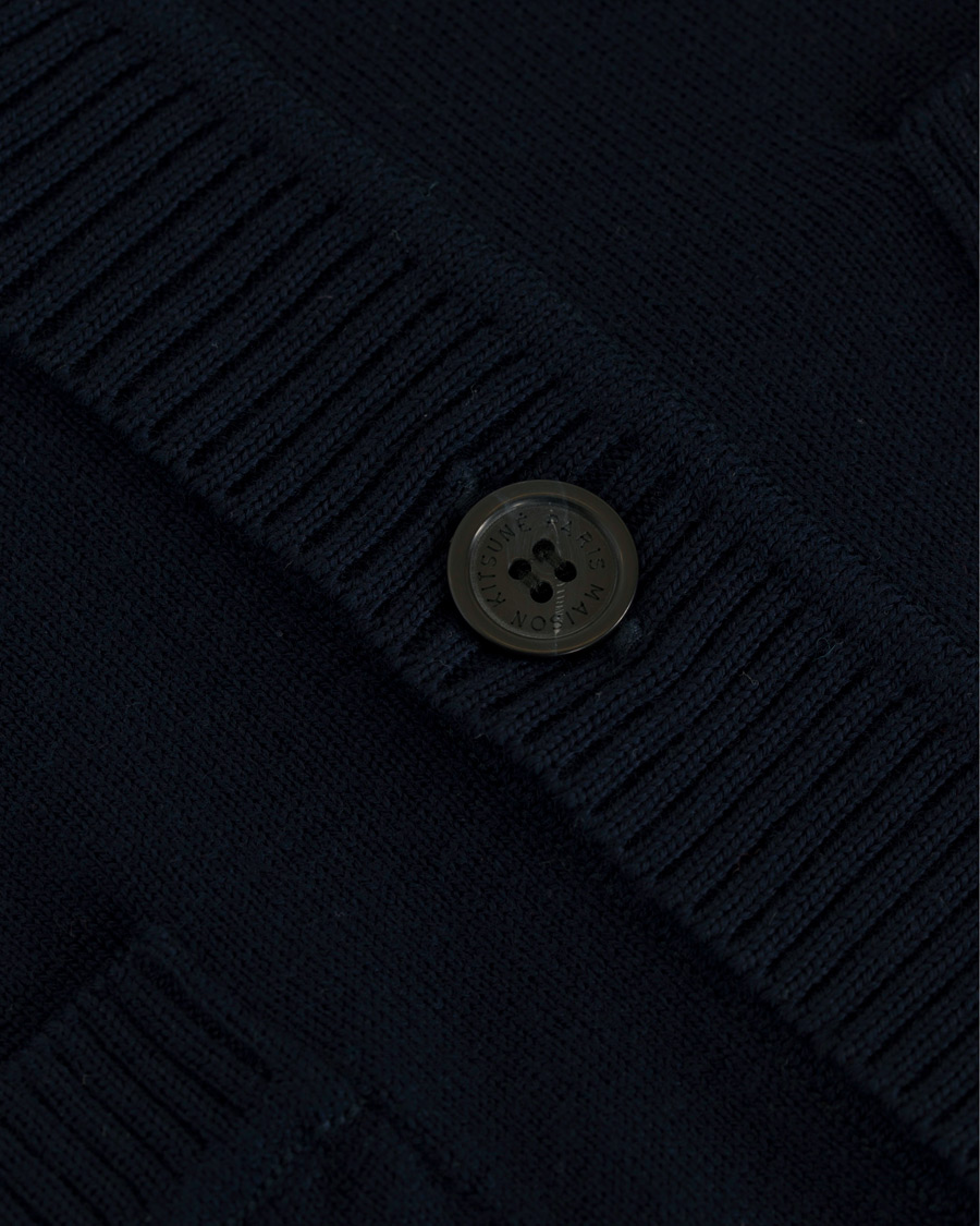 Homme | Pulls Et Tricots | Maison Kitsuné | Merino Classic Cardigan Navy