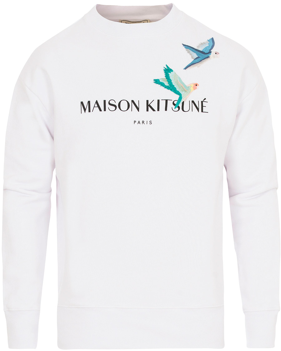Homme | Pulls Et Tricots | Maison Kitsuné | Lovebirds Sweatshirt White