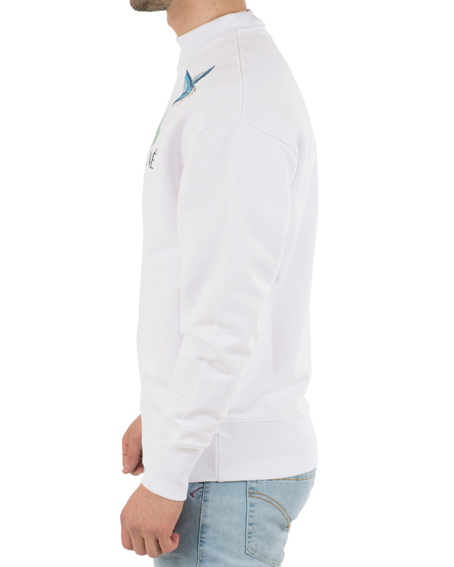 Homme | Pulls Et Tricots | Maison Kitsuné | Lovebirds Sweatshirt White