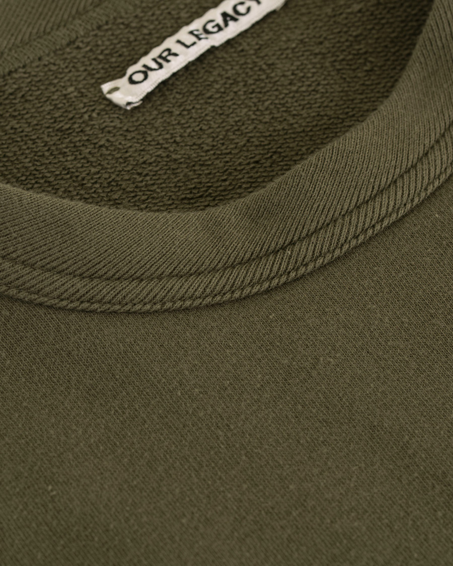 Homme | Pulls Et Tricots | Our Legacy | 50s Great Sweat Core Olive