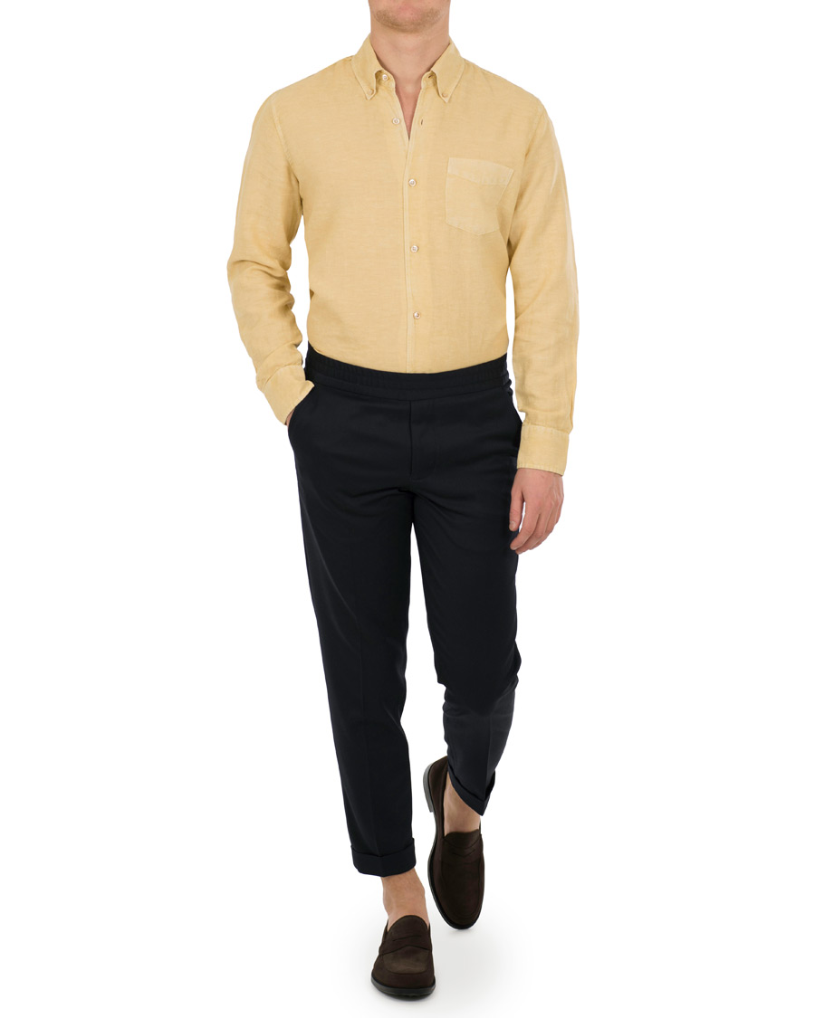 Homme | Chemises | Our Legacy | Classic Shirt Cotton/Linen Fade Yellow