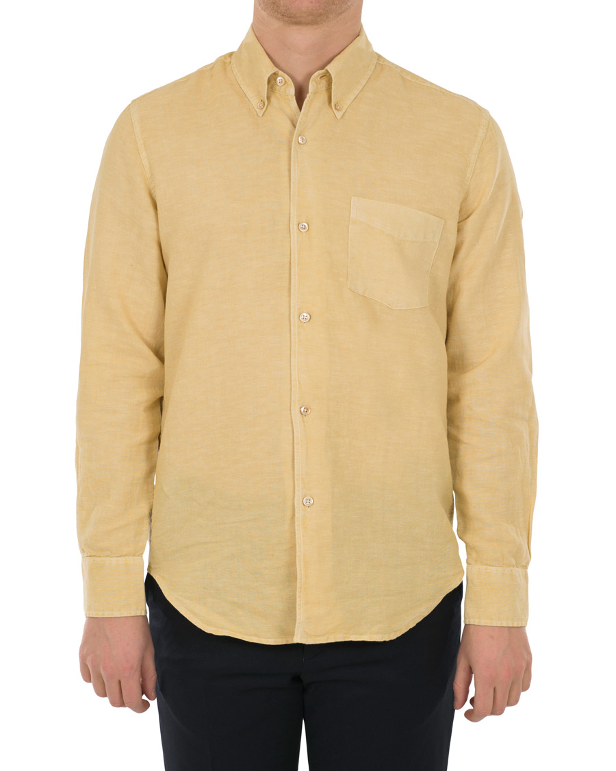 Homme | Chemises | Our Legacy | Classic Shirt Cotton/Linen Fade Yellow