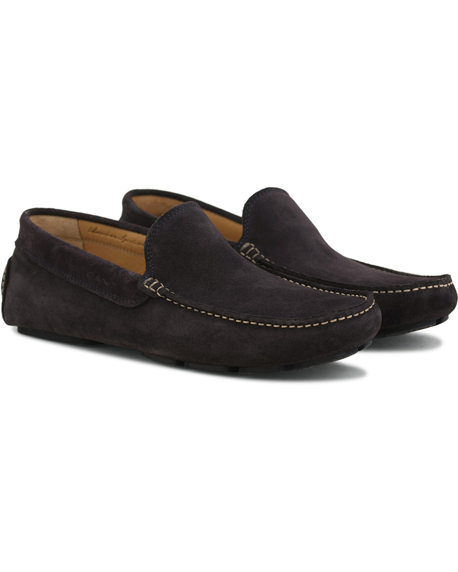 Homme | GANT Austin Suede Moccasin Marine | GANT | Austin Suede Moccasin Marine