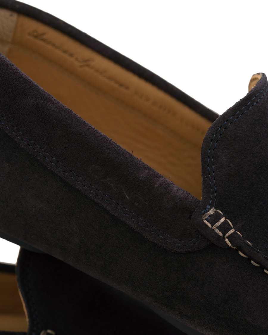 Homme | GANT Austin Suede Moccasin Marine | GANT | Austin Suede Moccasin Marine