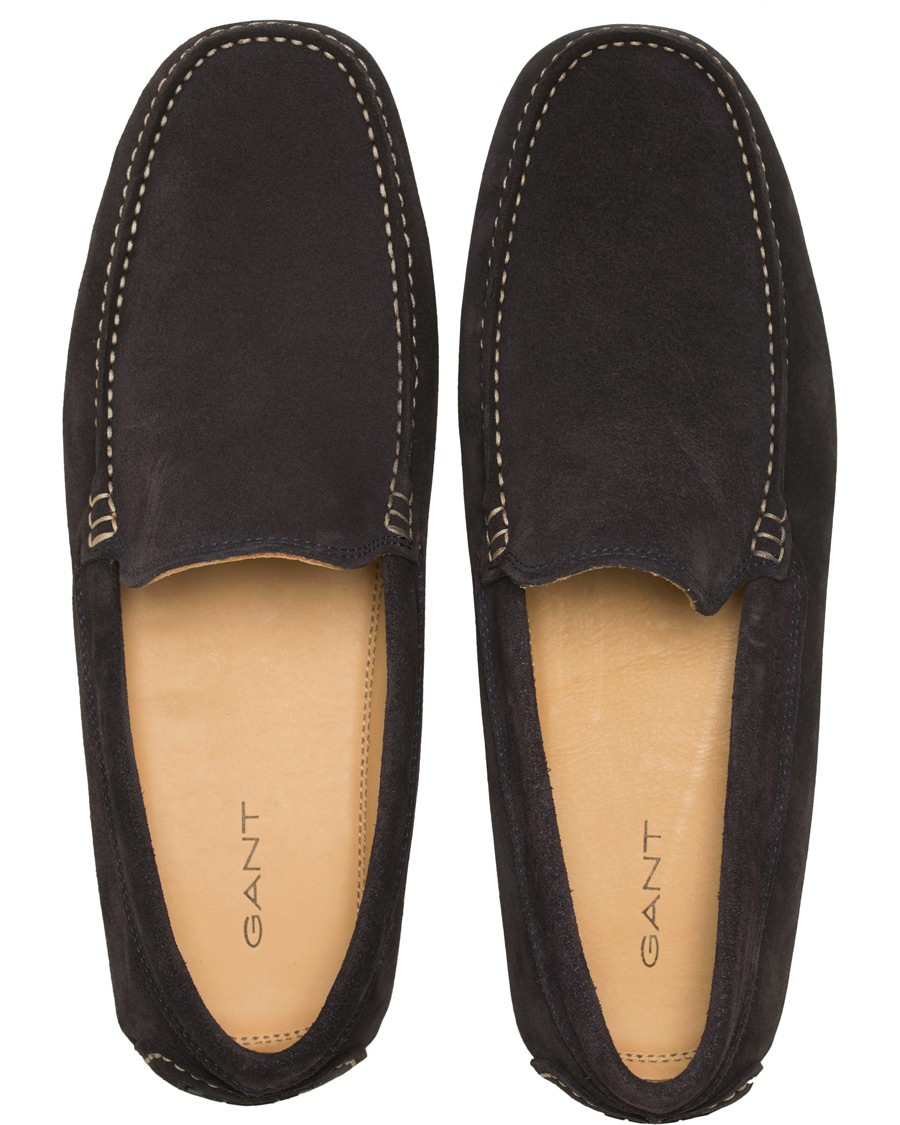 Homme | GANT Austin Suede Moccasin Marine | GANT | Austin Suede Moccasin Marine