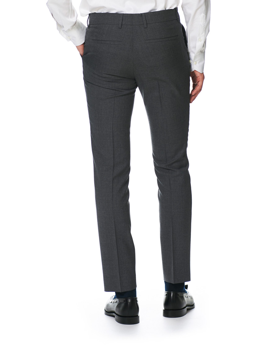Homme | Pantalons | Filippa K | Liam Cool Wool Slacks Grey Melange