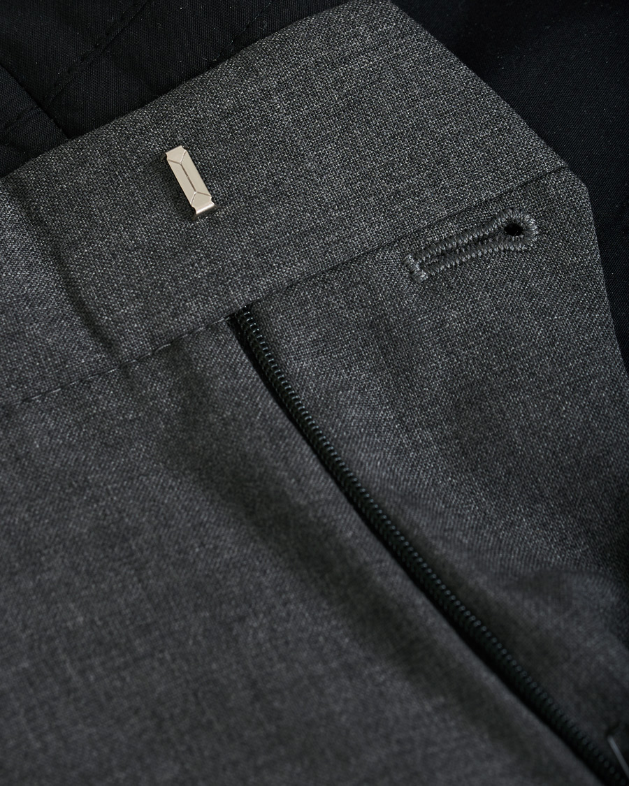 Homme | Pantalons | Filippa K | Liam Cool Wool Slacks Grey Melange