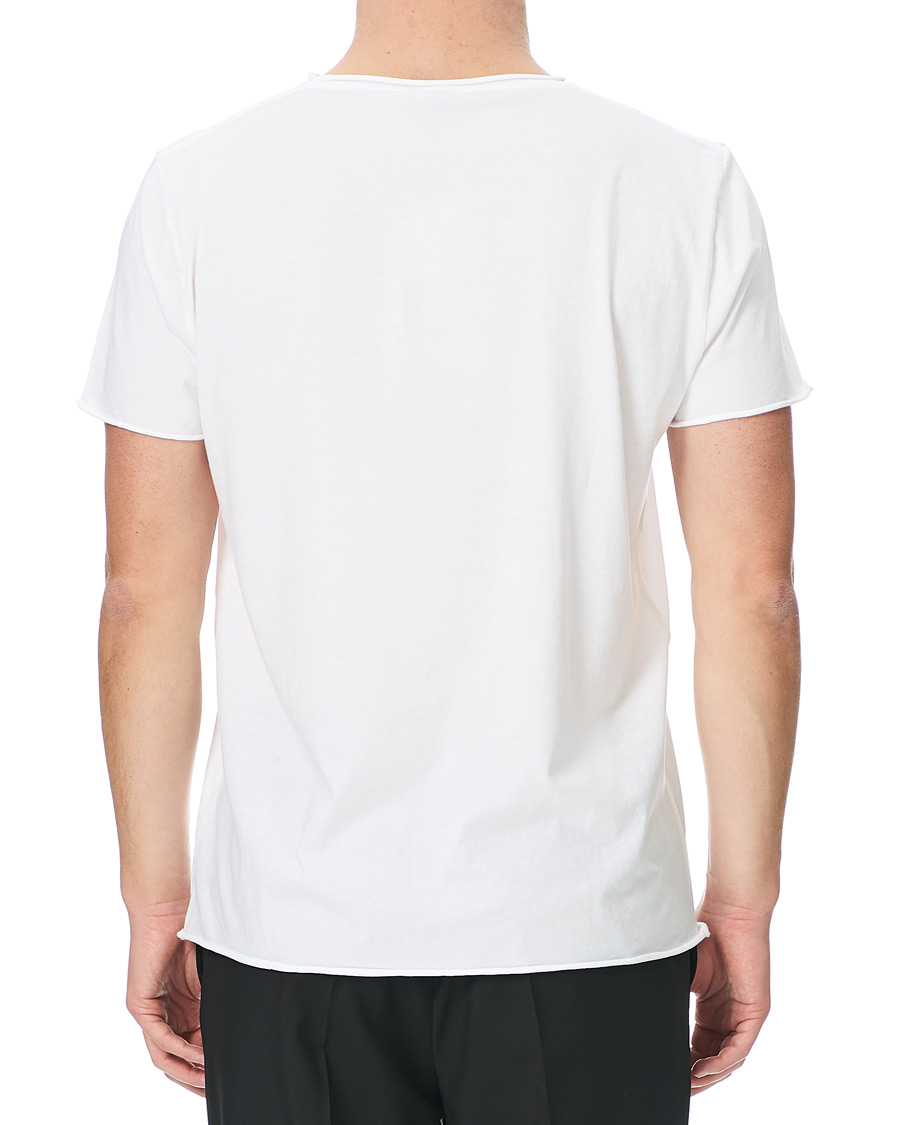 Homme | T-shirts | Filippa K | Roll Neck Crew Neck Tee White