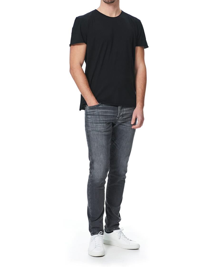 Homme | T-shirts | Filippa K | Roll Neck Crew Neck Tee Black