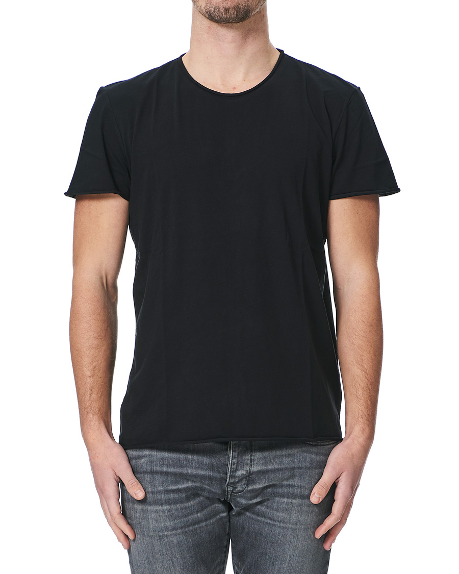 Homme | T-shirts | Filippa K | Roll Neck Crew Neck Tee Black