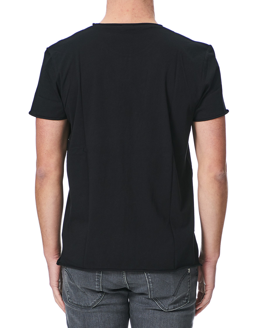 Homme | T-shirts | Filippa K | Roll Neck Crew Neck Tee Black