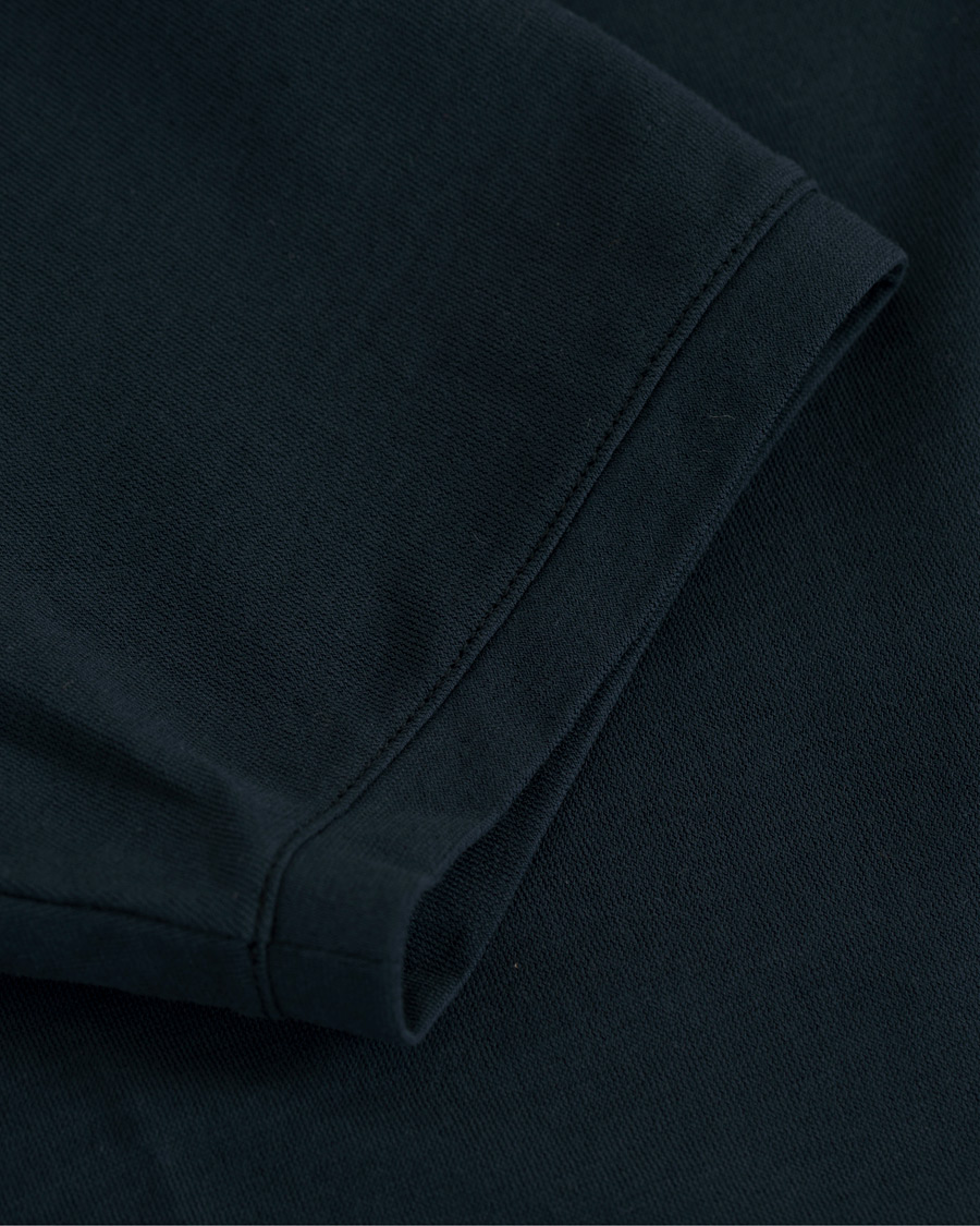 Homme | Polos | Zanone | Ice Cotton Buttonless Polo Navy