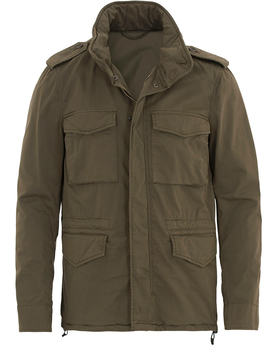 Homme | Manteaux Et Vestes | Aspesi | Cotton Field Jacket Green